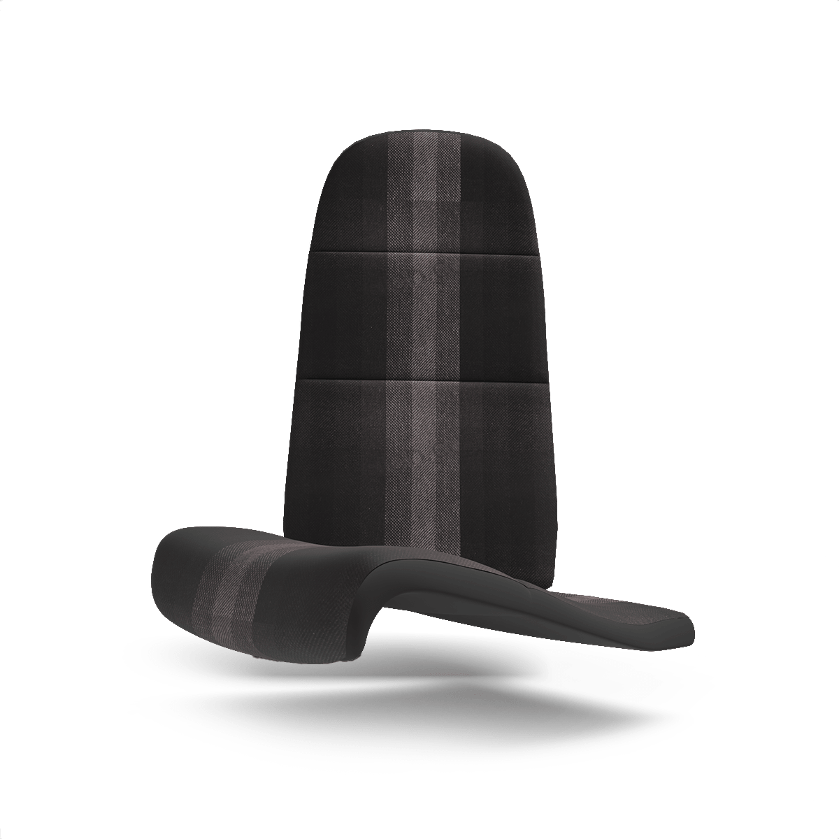 Porsche Studio Check Seat Fabric - Dark Grey