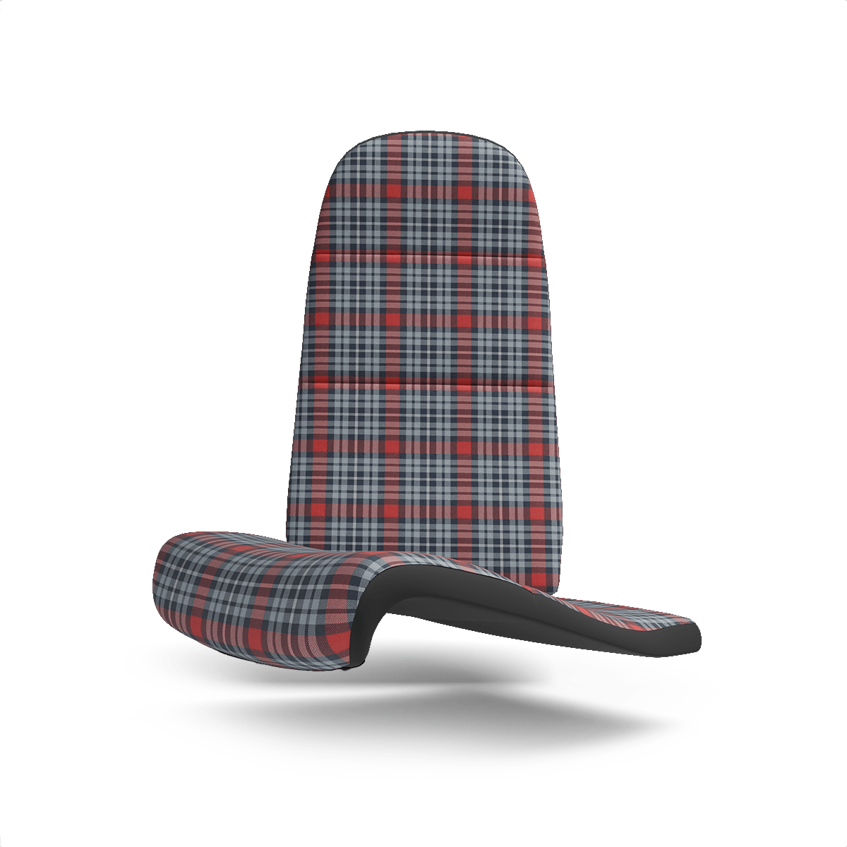 Spirit of Le Mans Plaid Fabric - Retro Racing - Blue / Red