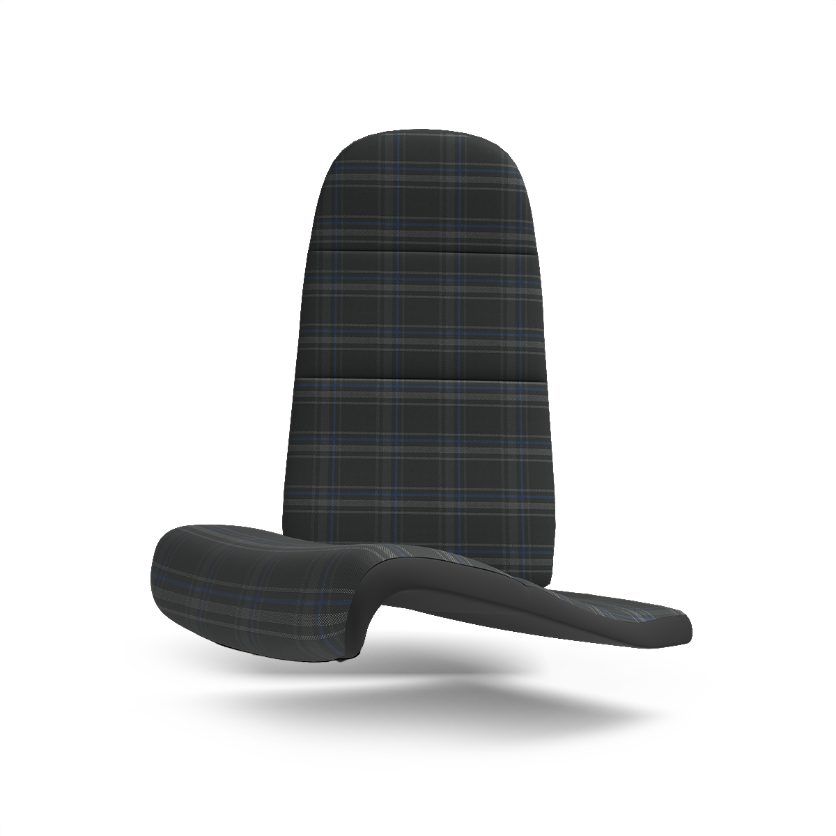 Jacky Plaid Fabric - Blue
