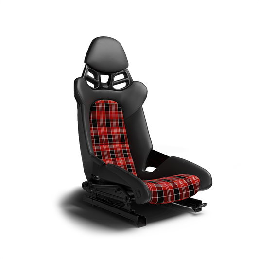 Carbon Fiber Bucket Seat Plaid (Madras)
