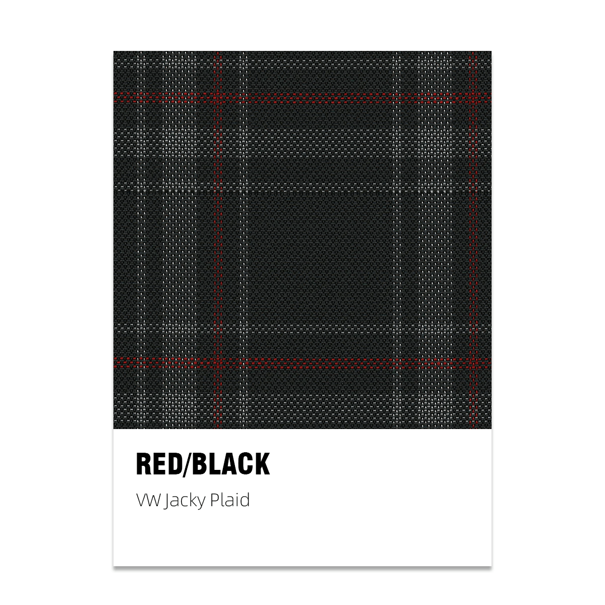 Jacky Plaid Fabric - Red