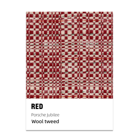Porsche Jubilee Seat Fabric - Red