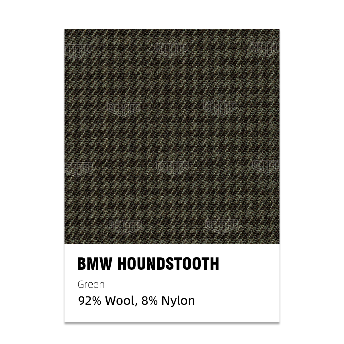 Houndstooth Fabric for BMW® - Green