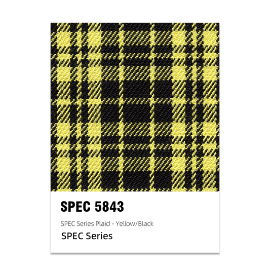 SPEC Series Plaid Fabric - Yellow / Black