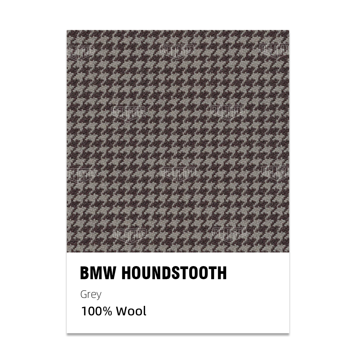 Houndstooth Fabric for BMW® - Grey