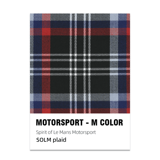 Spirit of Le Mans Plaid Fabric - Motorsport - M Color