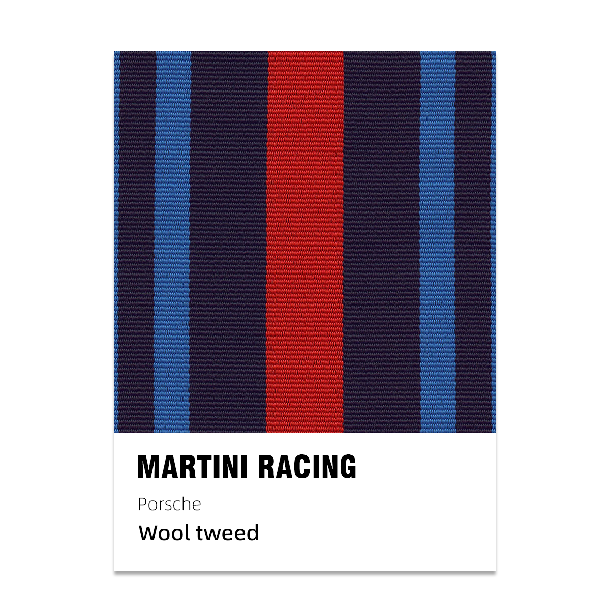 Porsche Martini Racing Seat Fabric