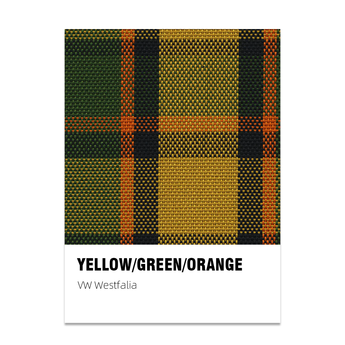 Westfalia Plaid Fabric - Yellow