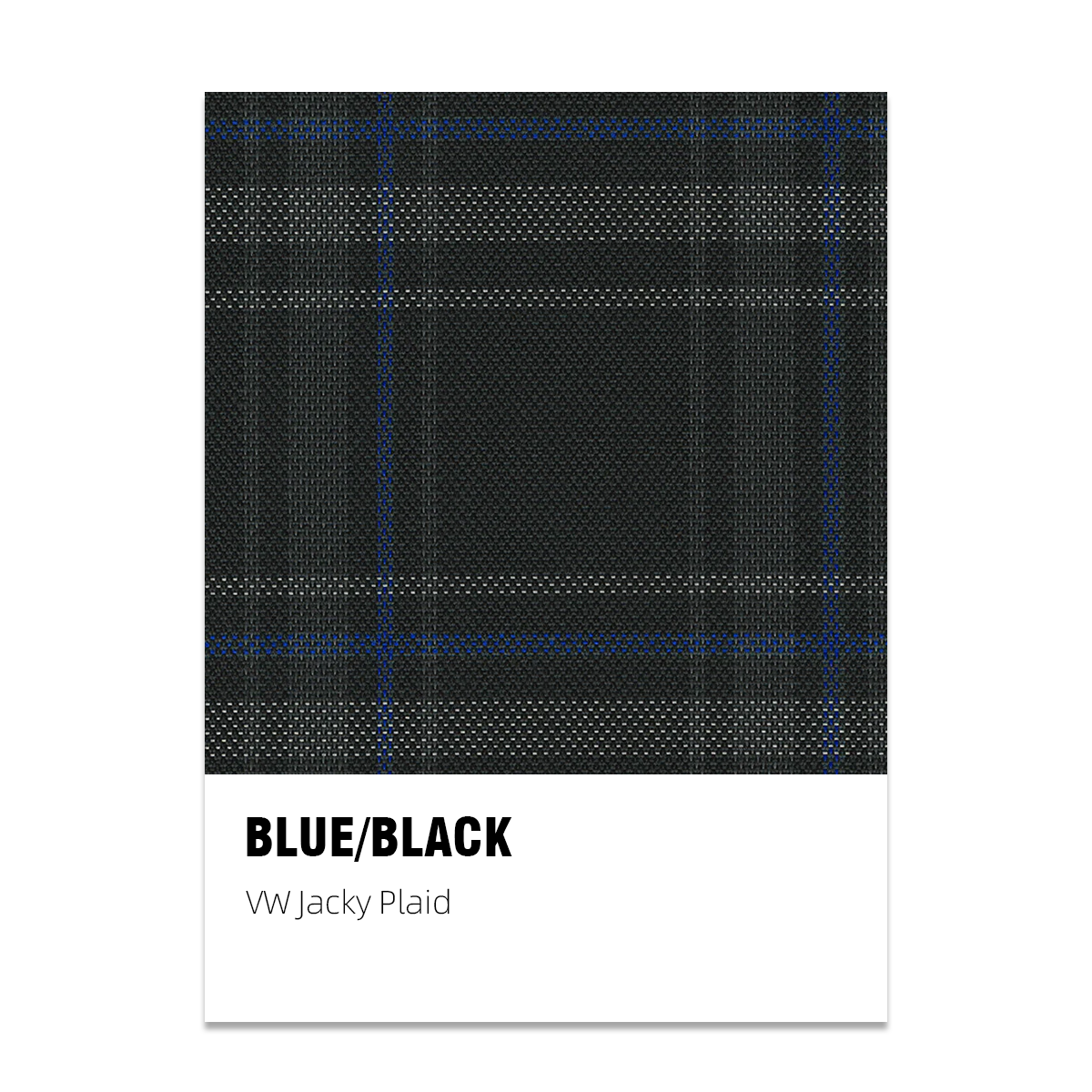 Jacky Plaid Fabric - Blue