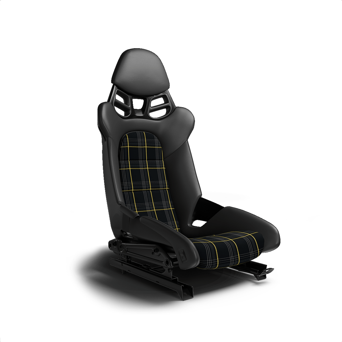Golf MK7 Style Plaid Tartan Fabric - Yellow