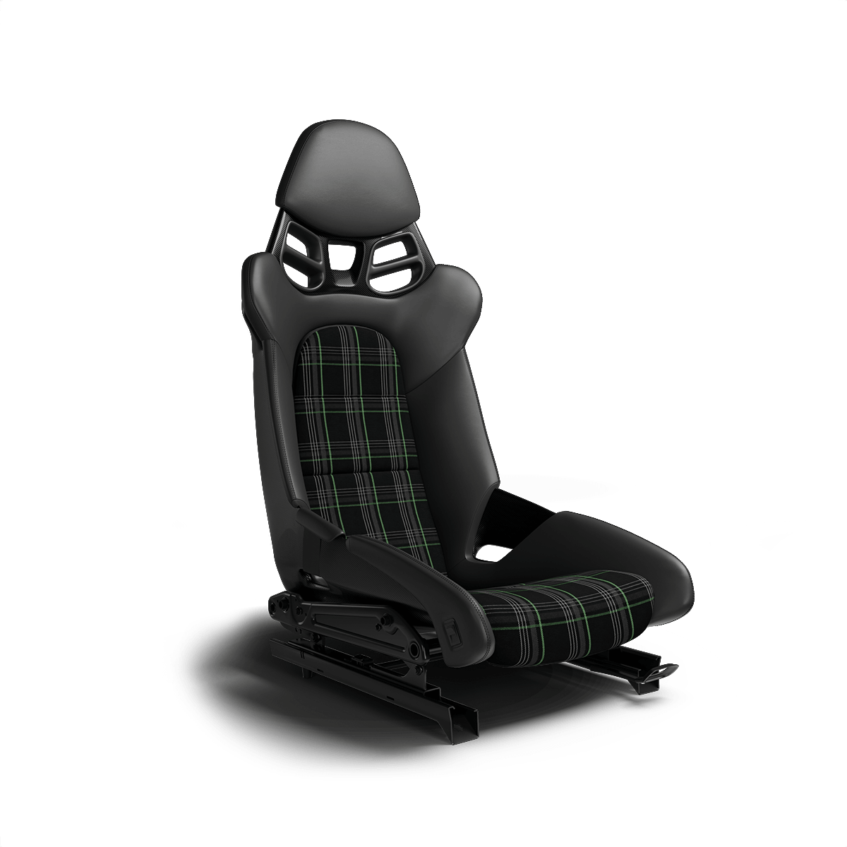 Golf MK7 Style Plaid Tartan Fabric - Green