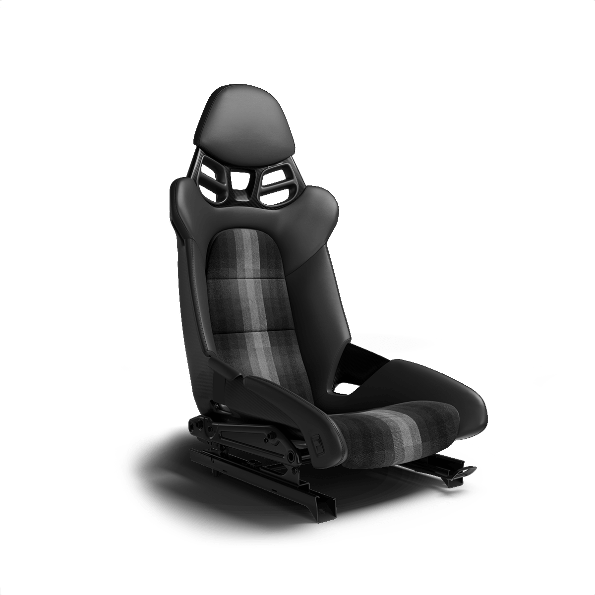 Porsche Studio Check Seat Fabric - Grey