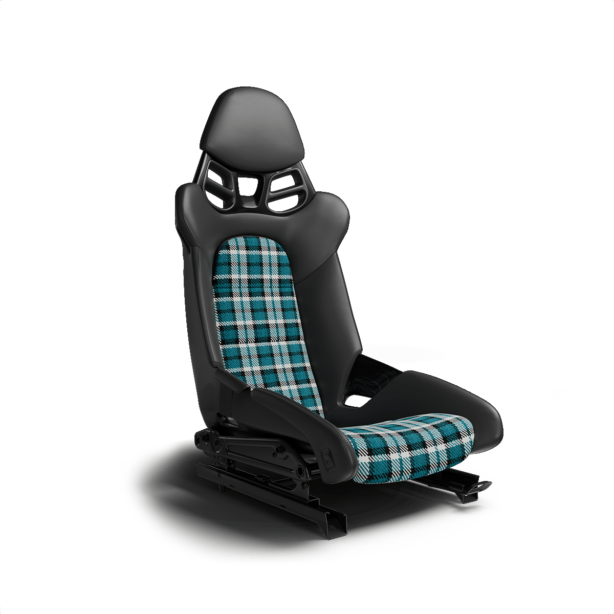 Chevrolet Highlander Plaid Seat Upholstery - Blue
