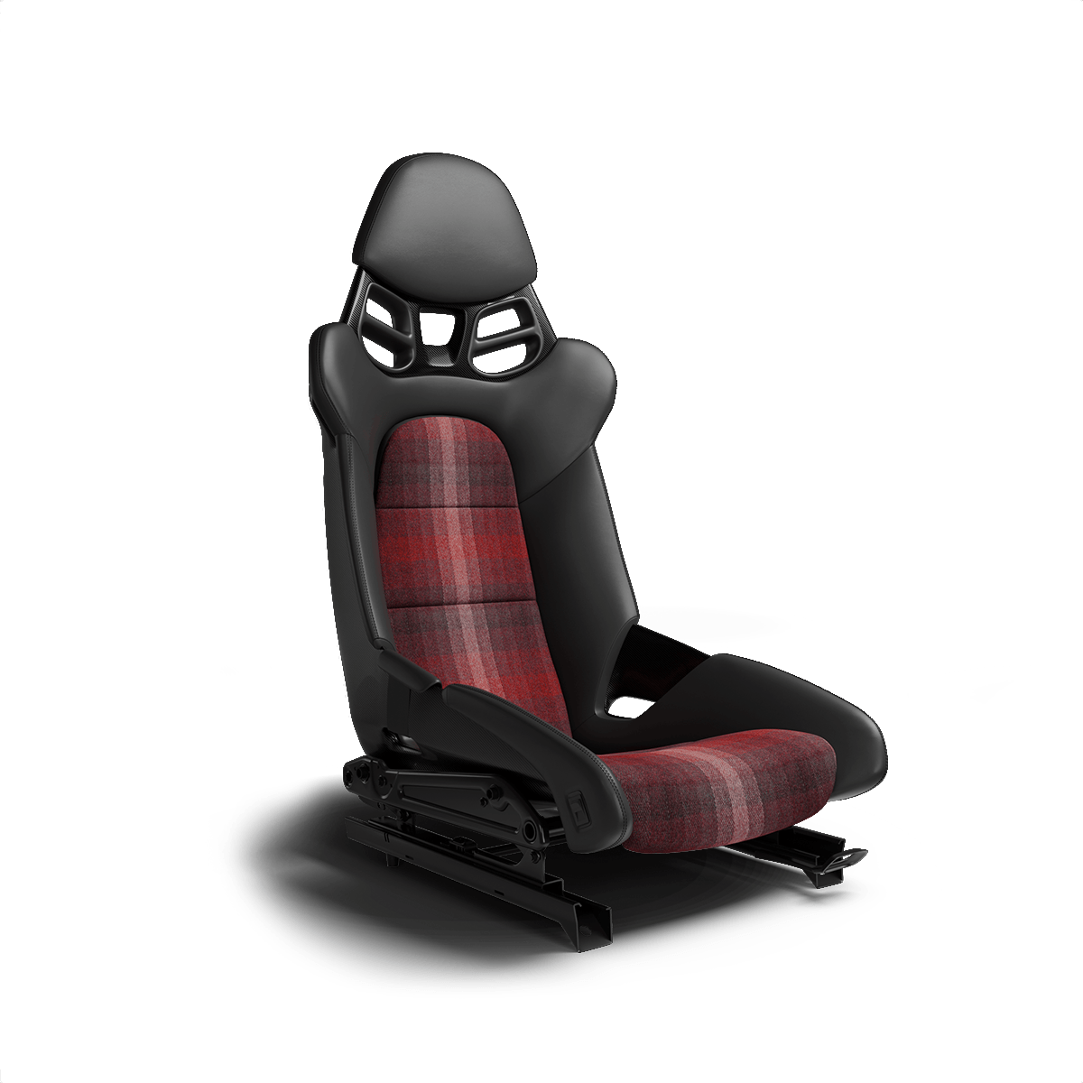 Porsche Studio Check Seat Fabric - Red