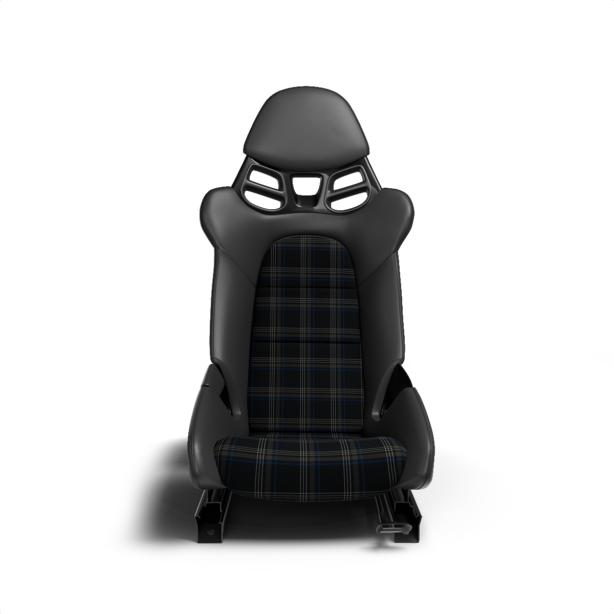 Golf MK7 Clark Plaid Tartan Fabric - Blue