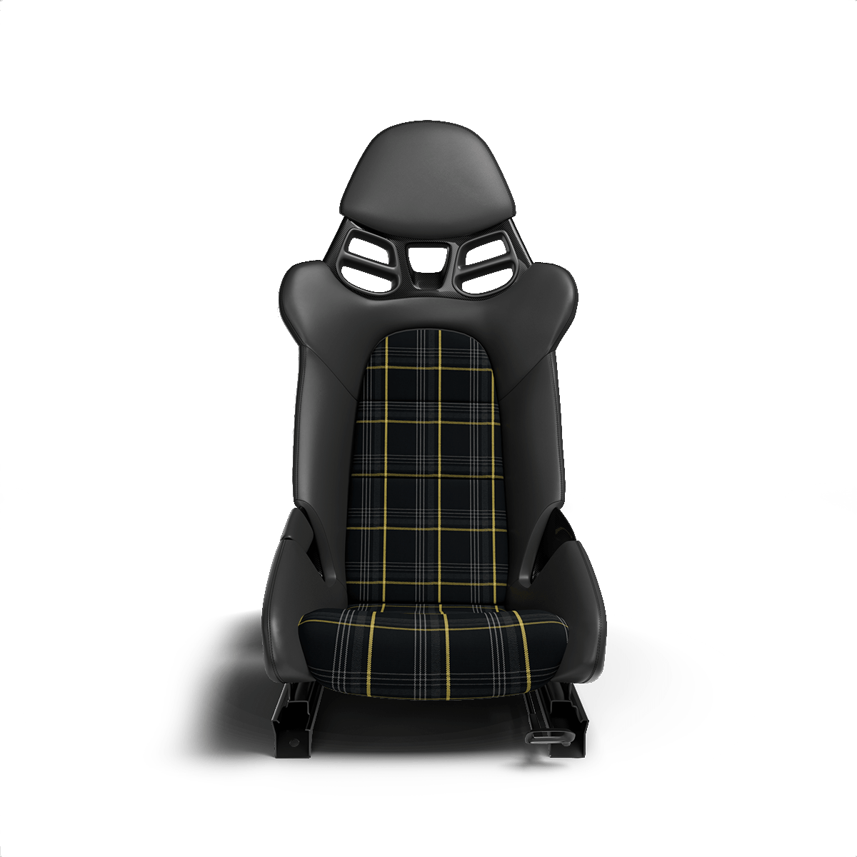 Golf MK7 Style Plaid Tartan Fabric - Yellow