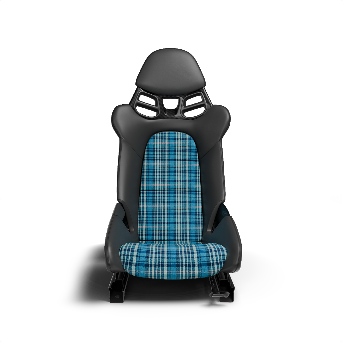 PORSCHE KARO MADRAS SEAT FABRIC - BLUE