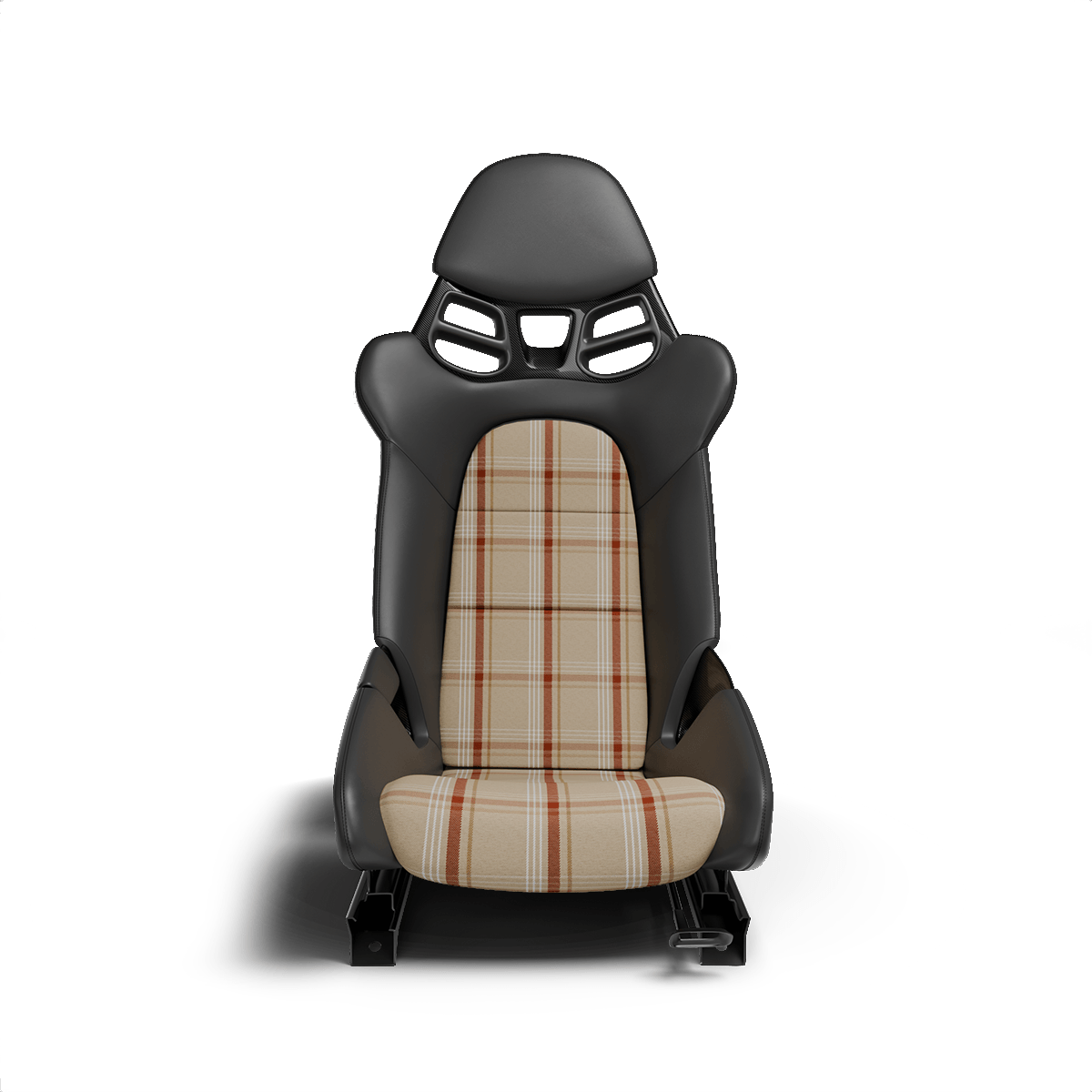 Golf MK7 Style Plaid Tartan Fabric - Tan