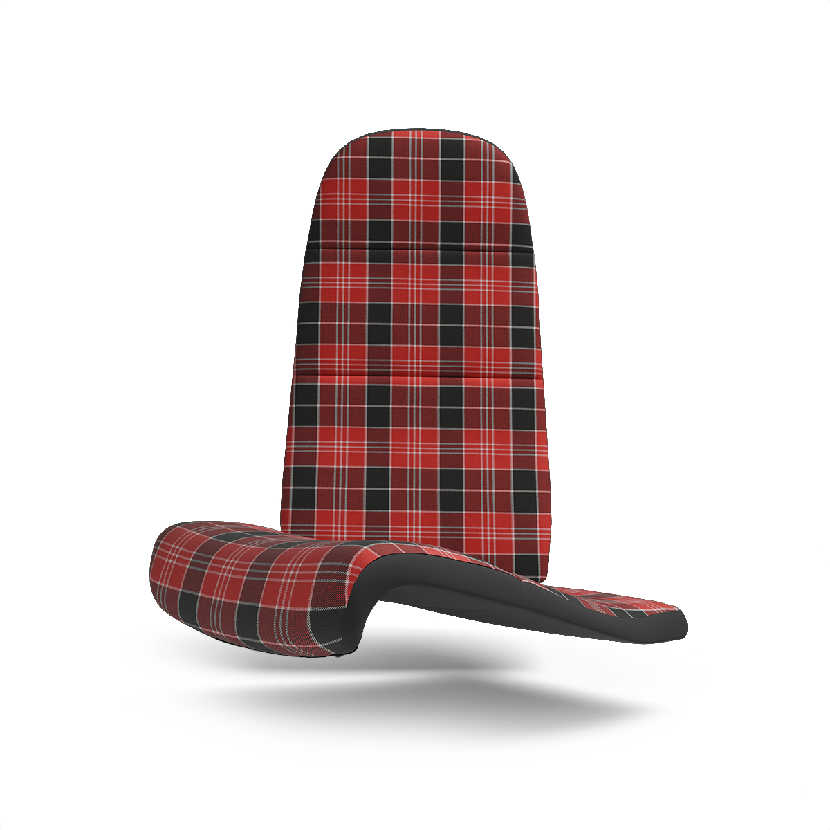 Spirit of Le Mans Plaid Fabric - 1970 - Red/Black