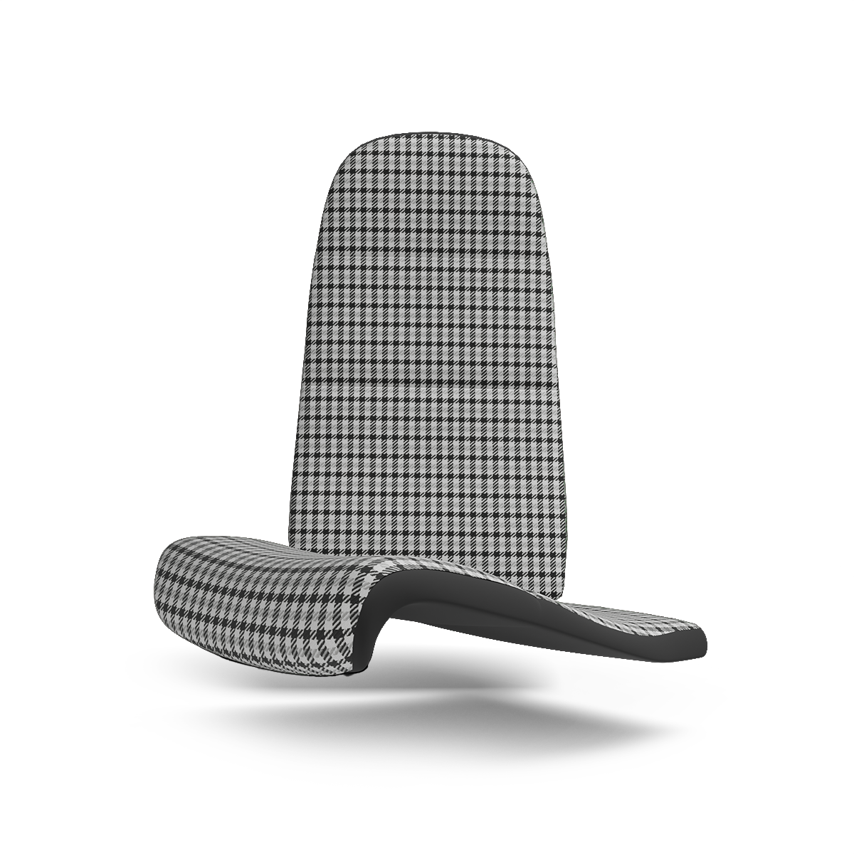Porsche Pepita Houndstooth Seat Fabric - Grey/Black/White