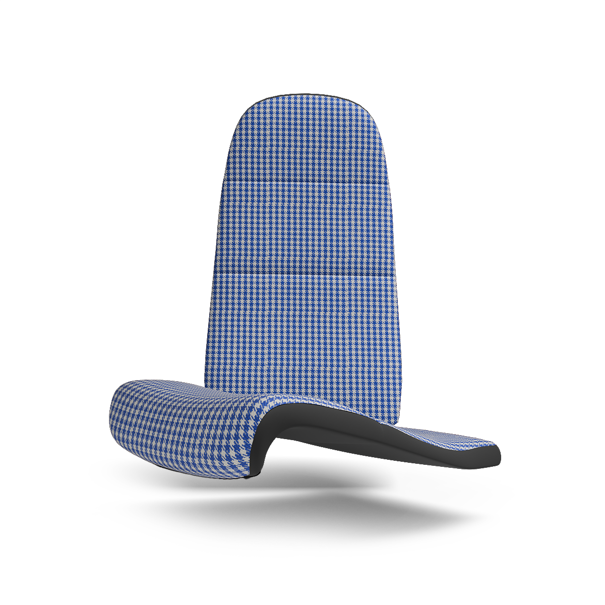Porsche Pepita Houndstooth Seat Fabric - Blue/White