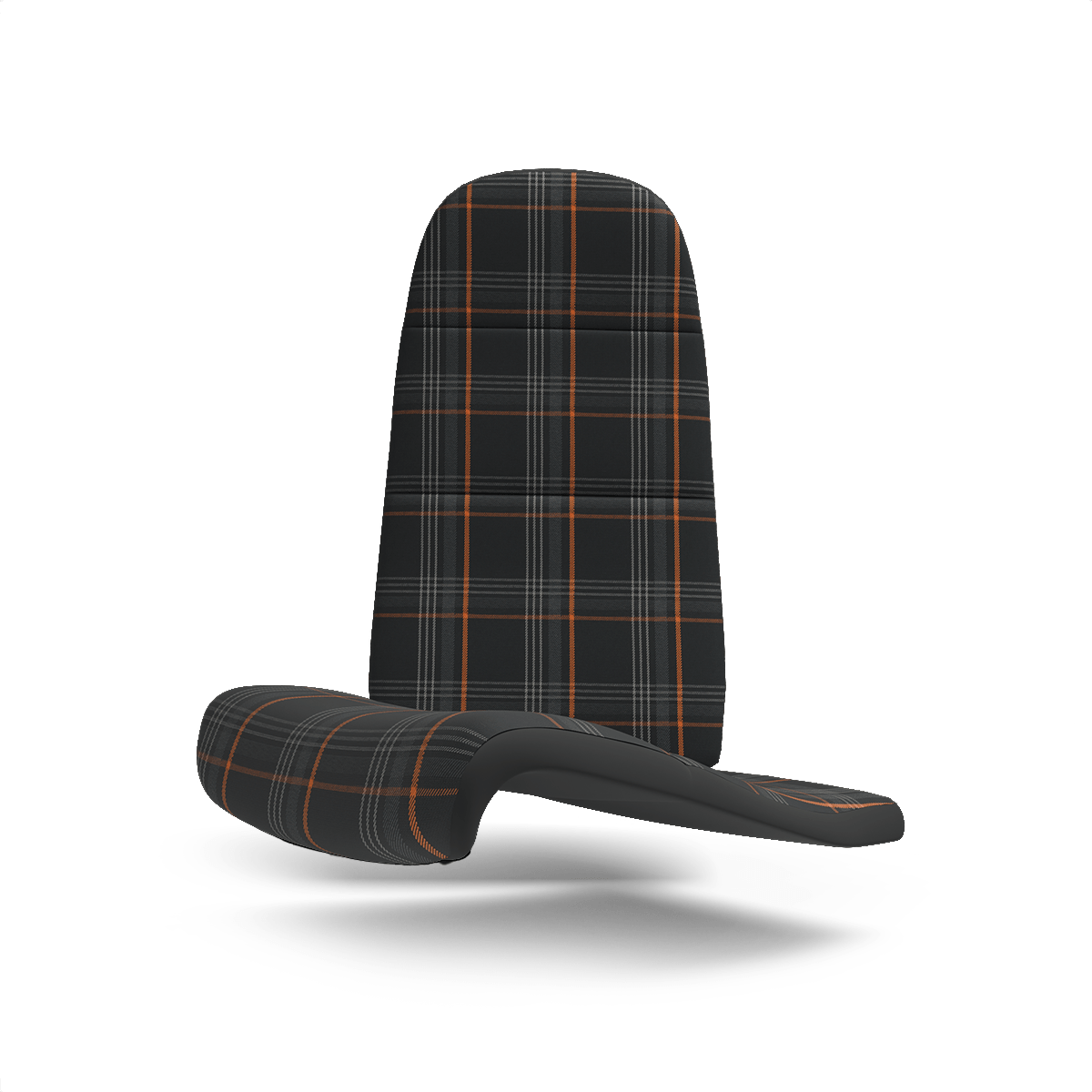Golf MK7 Style Plaid Tartan Fabric - Orange