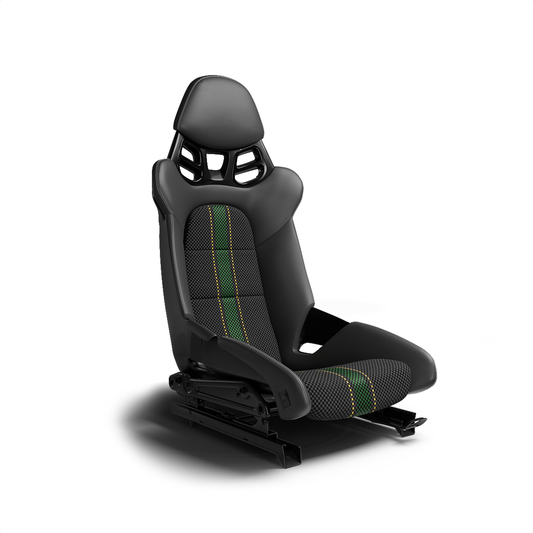 Carbon Fiber Bucket Seat Center Two Tone Weave