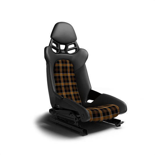 Carbon Fiber Bucket Seat Plaid (Madras)