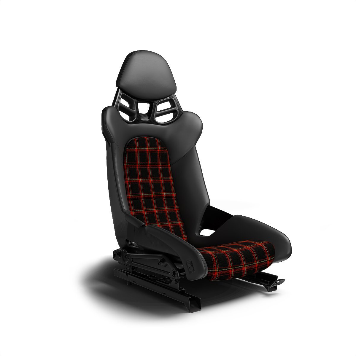 Carbon Fiber Bucket Seat Plaid (Madras)