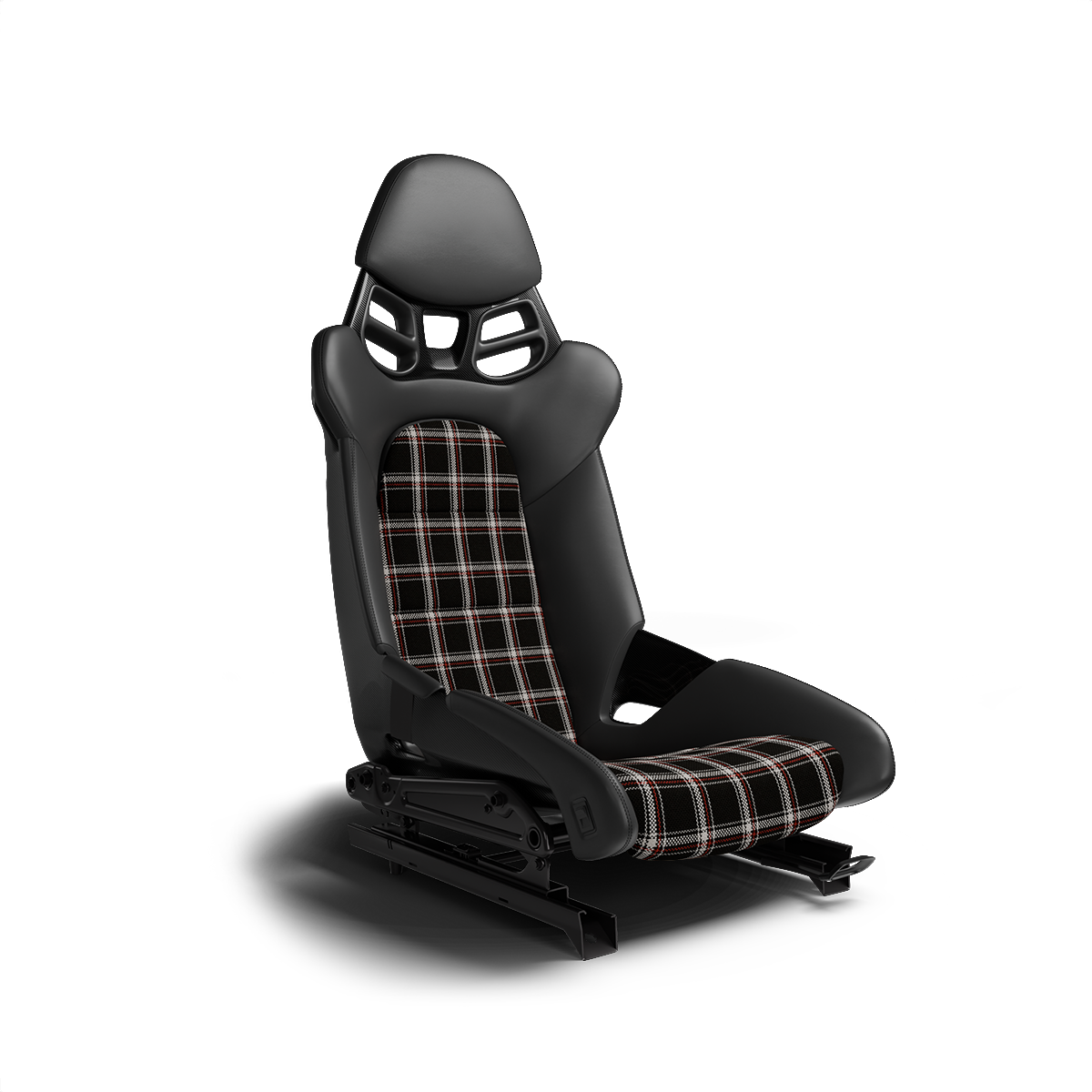 Carbon Fiber Bucket Seat Plaid (Madras)